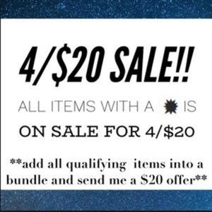   3 items for $20! Bundle for the sale!